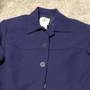 Jacket with pockets purple